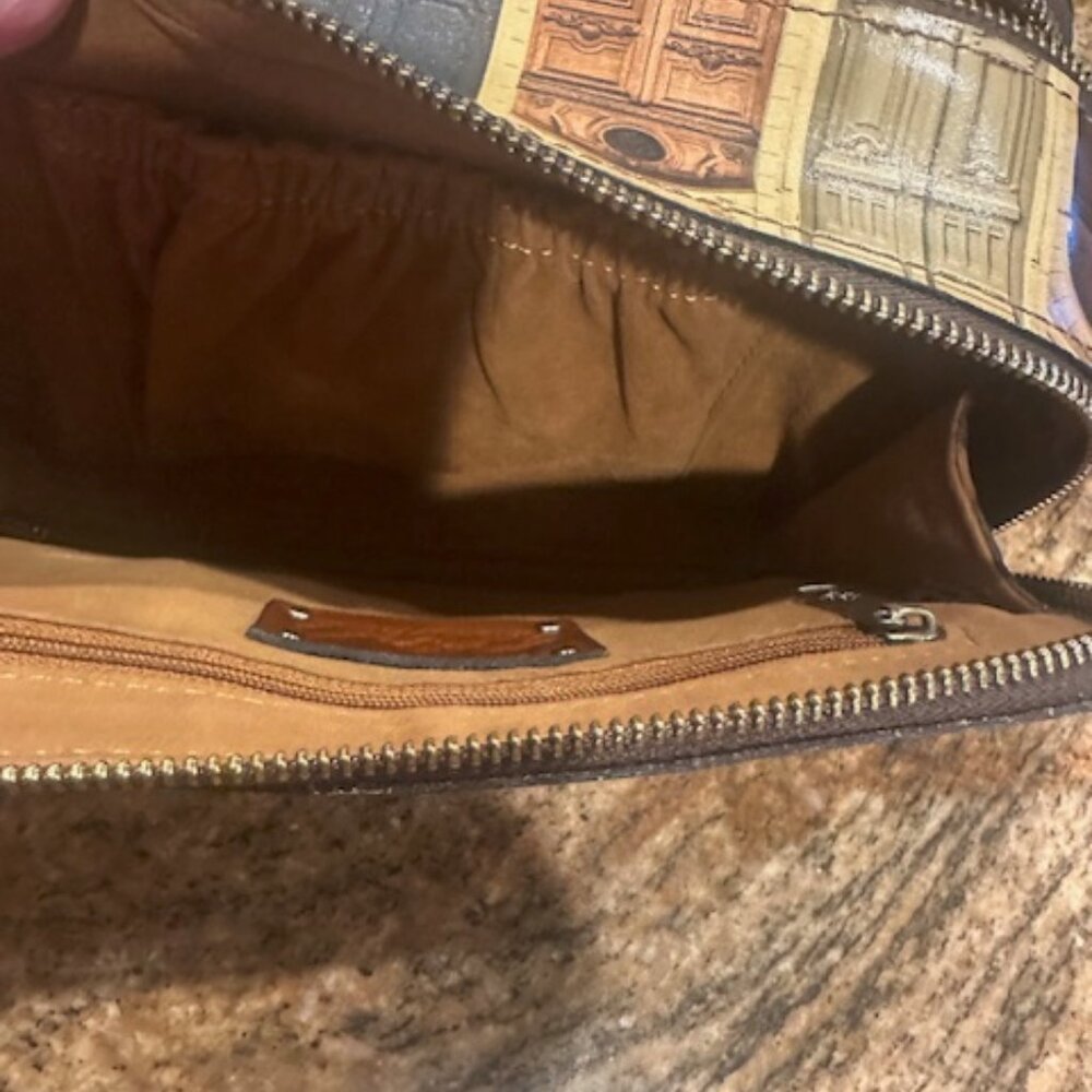 Patricia Nash Excellent Condition Leather Doorways to Italy Crossbody Alessa - Picture 7 of 7